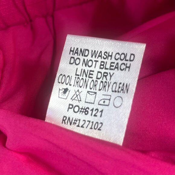 Skylar Rose Shorts Linen Blend Womens Small Pink New Elastic Waist - Picture 7 of 8